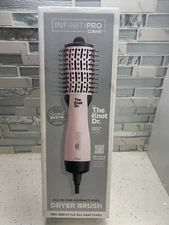 INFINITIPRO BY CONAIR The Knot Dr. All-In-One MINI Oval Dryer Brush Hair Dryer