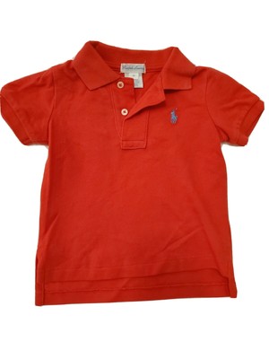 red baby polo shirt