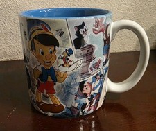 Disney Pinocchio Geppetto & Figaro 16oz Coffe...