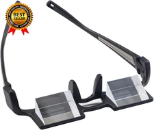 Prism Glasses Light-Weight Lazy Glasses Horizontal Reading Spectacles 90° Vision