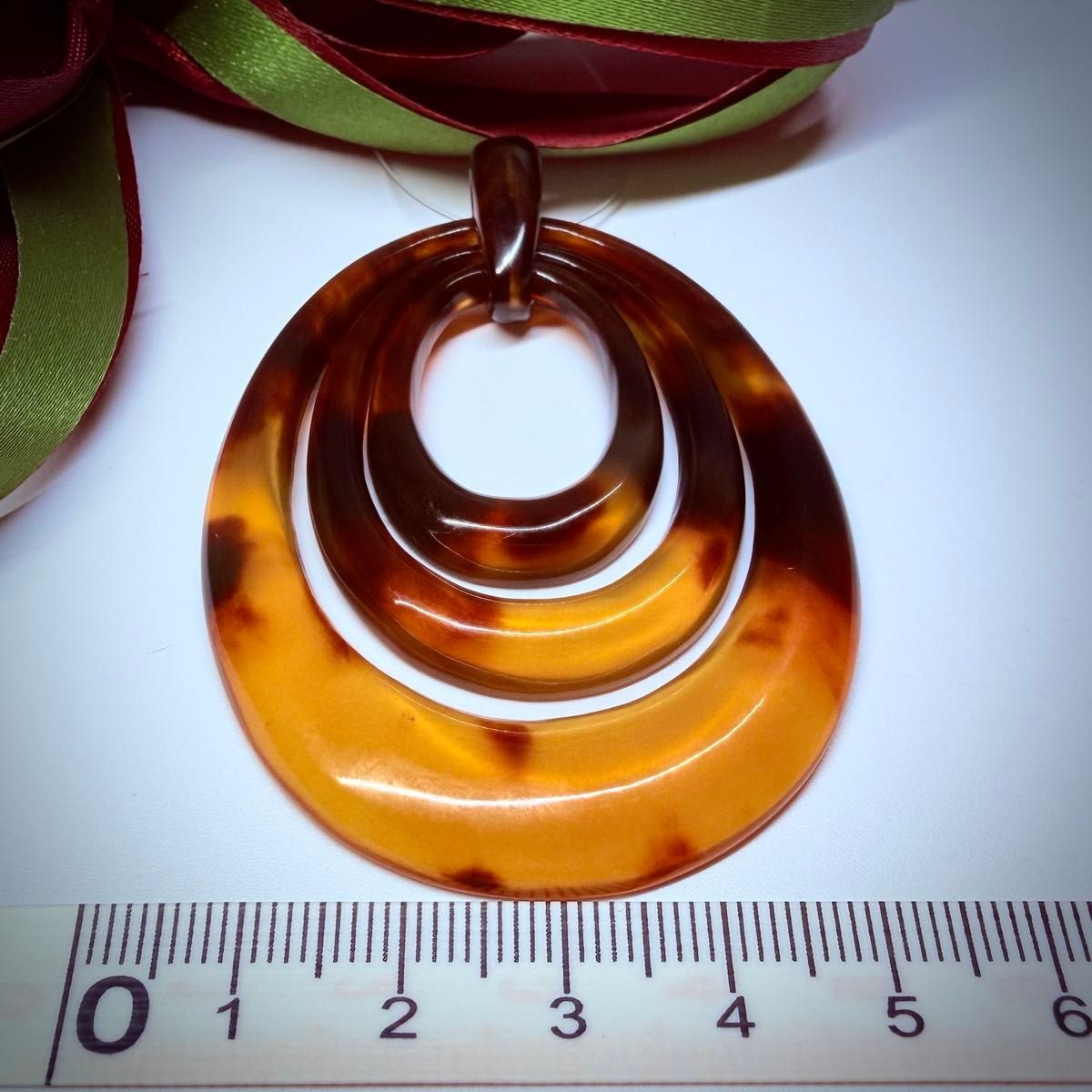 Tortoiseshell Flower Tortoiseshell Large Approxim… - image 5