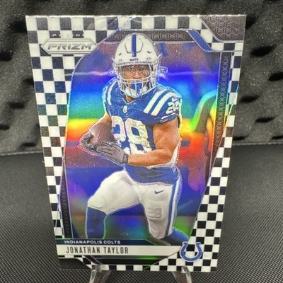 Panini 2024 Prizm Jonathan Taylor Black and White Checker Colts #121