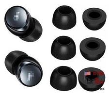 Compatible with Soundcore Space A40 Foam Ear Tips, Noise Canceling S/M/L Black