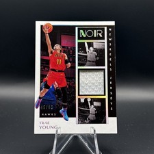 2019-20 Panini Noir - Newsreels Jerseys Trae Young #NJ-TYG /65 (MEM)