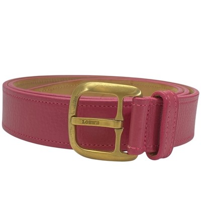 LOEWE　ピンク レザーベルト80(7/12出品取消予定) LOEWE ピンク レザーベルト80(7/12出品取消予定) LOEWE ピンク