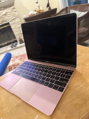 Apple - n-atuo Apple Macbook Core A1534 Rose Gold For Parts Untested No Power