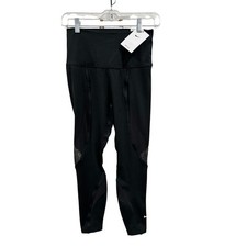 Nike Dri-FIT One Womens High Rise 7/8 Mesh Training Leggings Black S