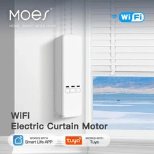 MOES Tuya WiFi Smart Motor for Roller Blinds, RF Remote & Voice Control