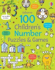 Phillip Clarke 100 Children's Number Puzzles and Games Paperback  UK IMPORT 