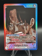 Portgas.D. Ace One Piece Carrying On His Will Leader Alt Art #OP13-002