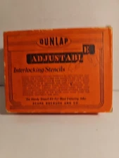 1 Inch Interlocking Stencils Vintage Dunlap Adjustable Stencil Kit, Sear Robuck