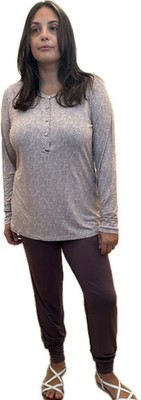 Lormar Damen Pyjama Viskose Stretch Punkte Art. 653851