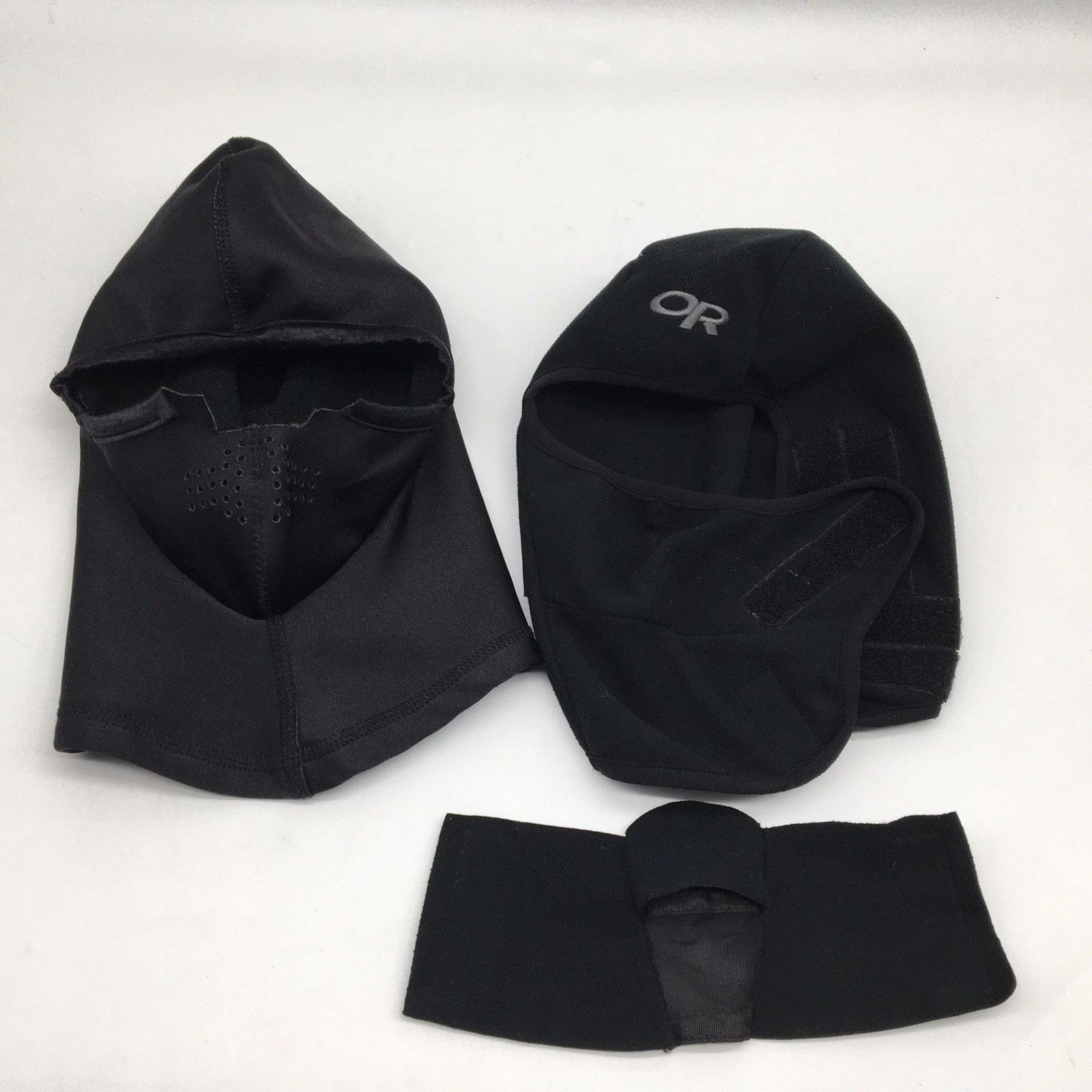 2 Balaclava Hat Cap Large Black Fleece Baffin Windstopper Ski Outdoor Research