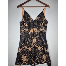 Free People Night Shimmers little black dress romantic lace date night Party 4 4