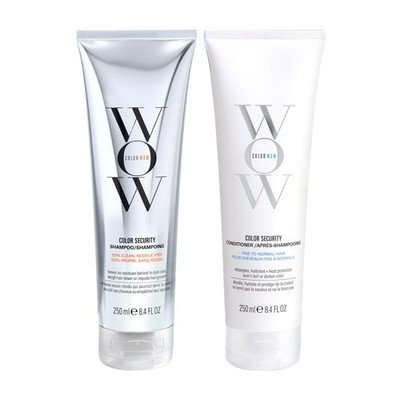 COLOR WOW Color Security Shampoo und Conditioner Duo - Sulfatfrei, klar 