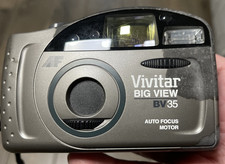 Vintage Vivitar Big View BV35 35mm Film Camera Point  Shoot UN-TESTED