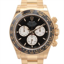 Rolex Cosmograph Daytona Le Mann 126528LN YG YG AT Black Dial 2 Extra Links