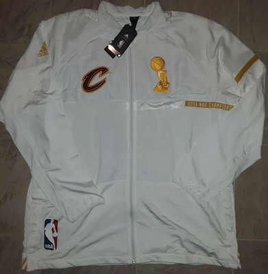 CLEVELAND CAVS 2016 NBA FINALS CHAMPS RING CEREMONY WARM UP JACKET MEN USA XL !!