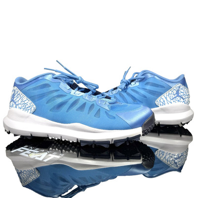 2014 Nike Air Jordan Dominate Pro UNC Golf Shoes Men s Size 11 Blue RARE Unworn