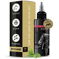 Peticare Anti-Parasiten Mittel FüR Pferde | Gegen Milben FlöHe Pilze | 100 Ml