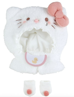 Sanrio Kitty Plush Costume Enjoy Idol Baby Outfit for Plush Toys Age 3+ New