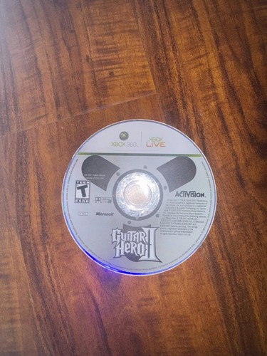 Guitar Hero II (2) Xbox 360 - Version Coréenne, Complet, Bon état, Activision