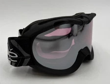 Bolle Adult Ski Snowboard Winter Goggles Flat Black Purple Lens Adjustable