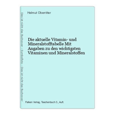 Die aktuelle Vitamin- und Mineralstofftabelle Mit Angaben zu den wichtigsten Vit