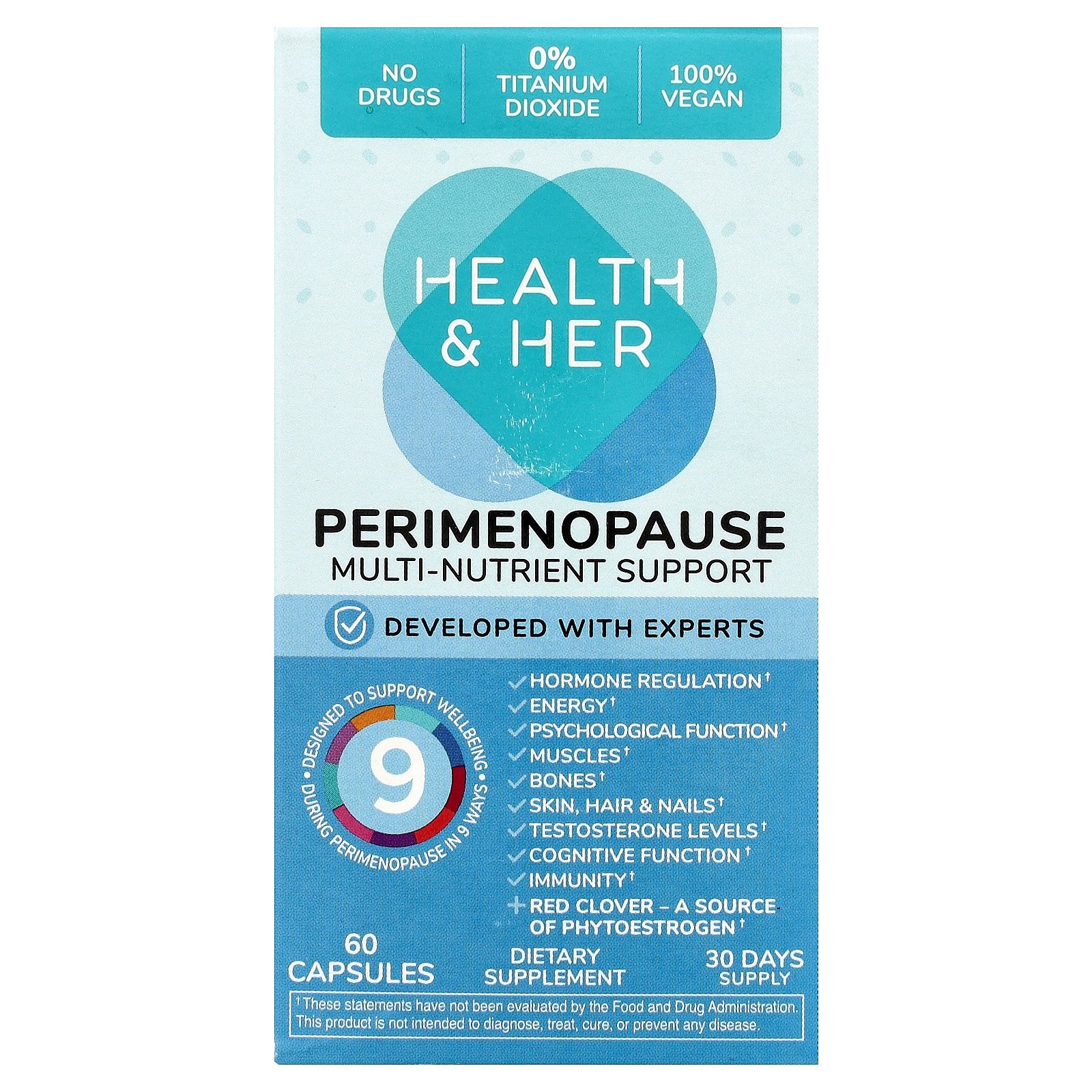 Perimenopause, Multi-Nutrient Support, 60 Capsules