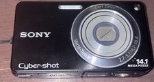 Sony Cyber-Shot DSC-W350 14.1MP Digital Camera Black PLUS BATTERY CHARGER US47
