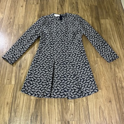 STELLA McCARTNEY Flare Dress Size 46 Floral Print A Line Shift Ruffle Shirt