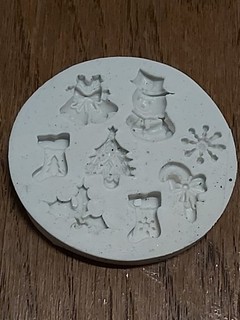 Silikonform "Weihnachten" Gießform Für Gips Epoxidharz Etc