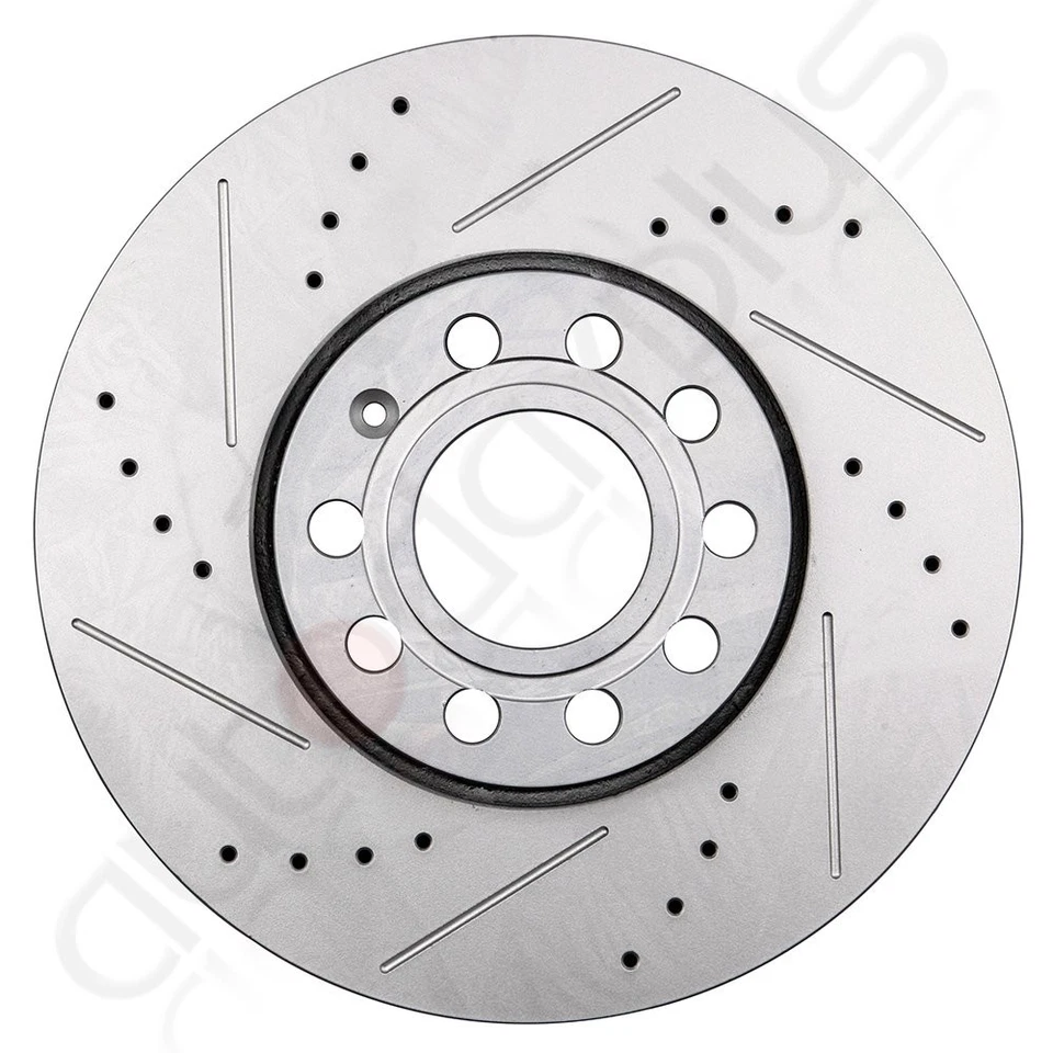 Rotores de freno delanteros + pastillas para 00-2001 Audi A4/A4 QUATTRO 00-05 Volkswagen Passat Foto 3 de 4