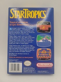 StarTropics Nintendo NES 1990 Brand New Factory Sealed