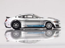 AFX 22099 HO Mega G 2022 Mustang GT500KR Silver/Blue Slot Car