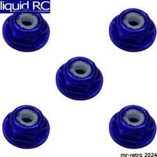 X Spede Lnf306 3mm Blue Flanged Lock Nut 5