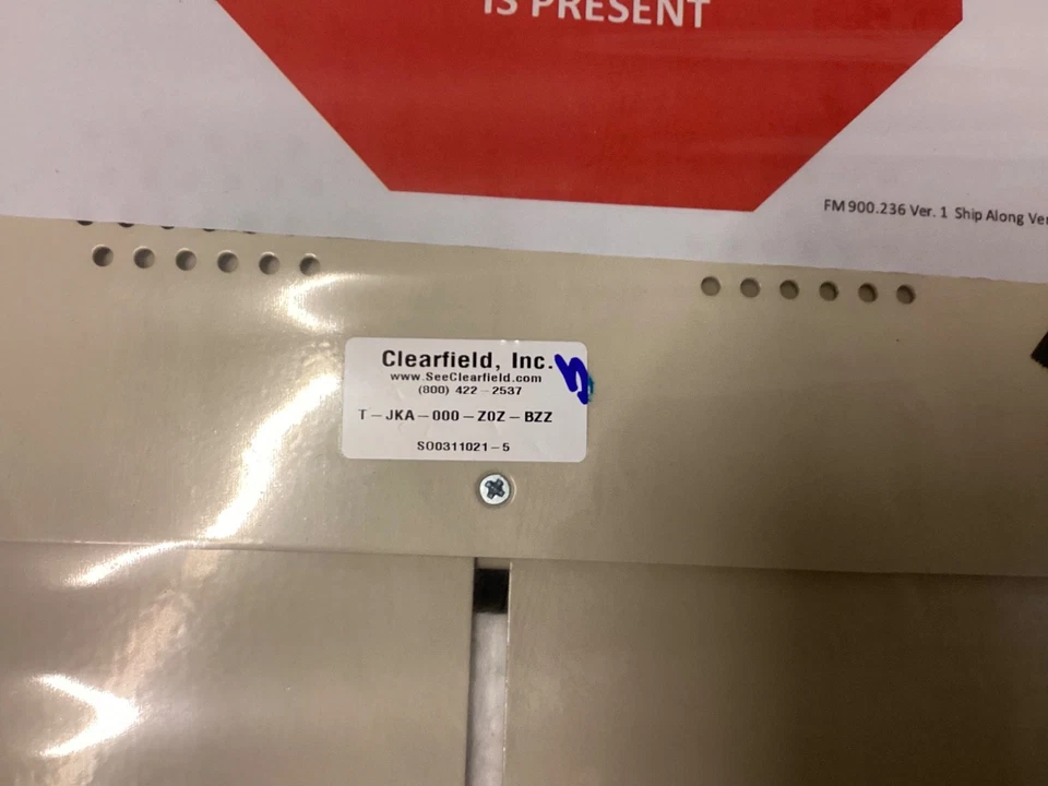 ClearField 1RU FieldSmart FxMP Optical Component Chassis T-JKA-000-Z0Z-BZZ - Image 4 of 4