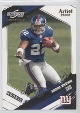 2009 Score Inscriptions Rookie Artist Proof 26/32 Andre Brown #306 0s3