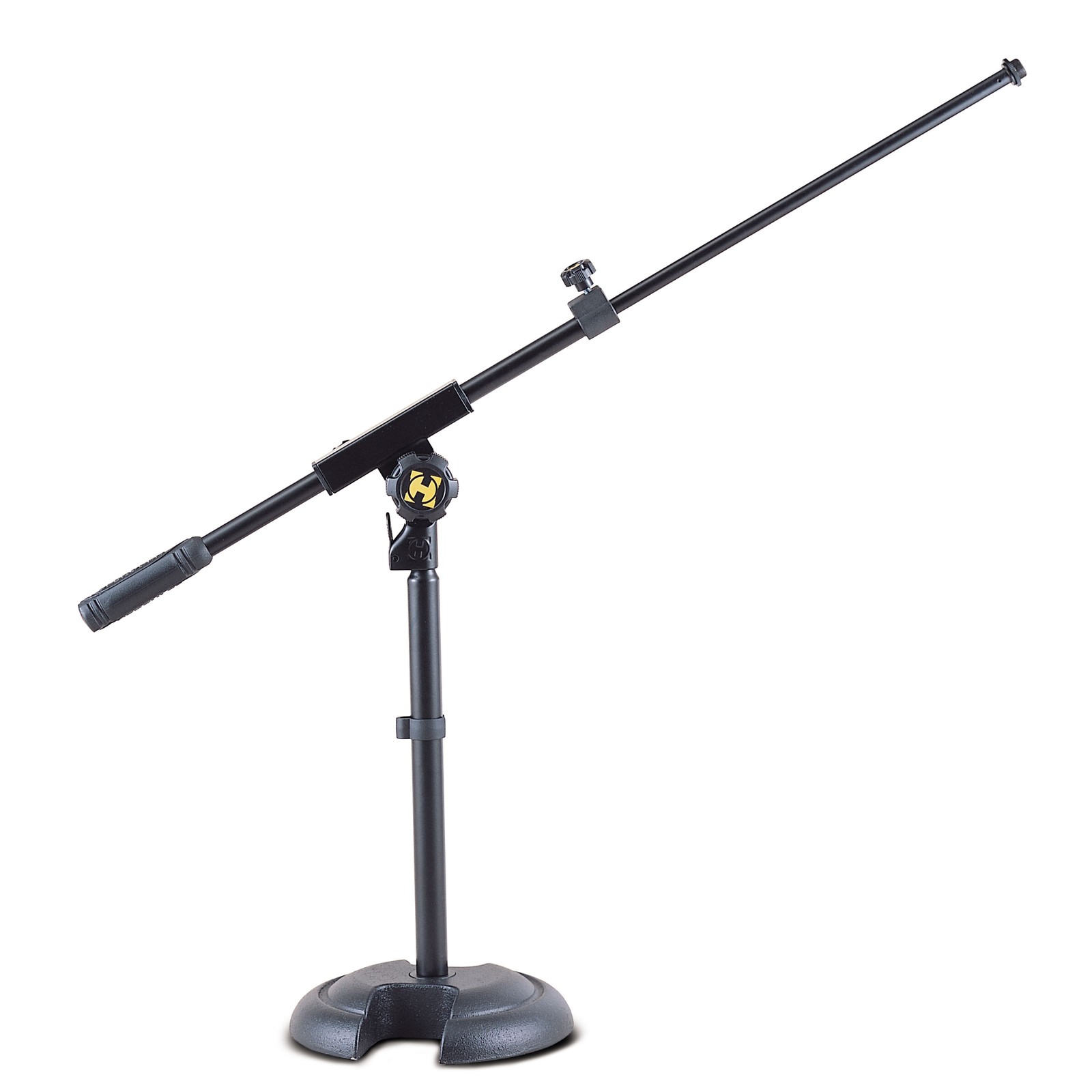 Подставки Hercules HCMS-120B для микрофонституции niedrig,Рундсокель, Курц.Galgen