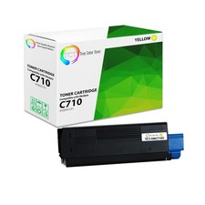 TCT Oki 43866101 Yellow Toner Cartridge For Okidata C710 Printer series