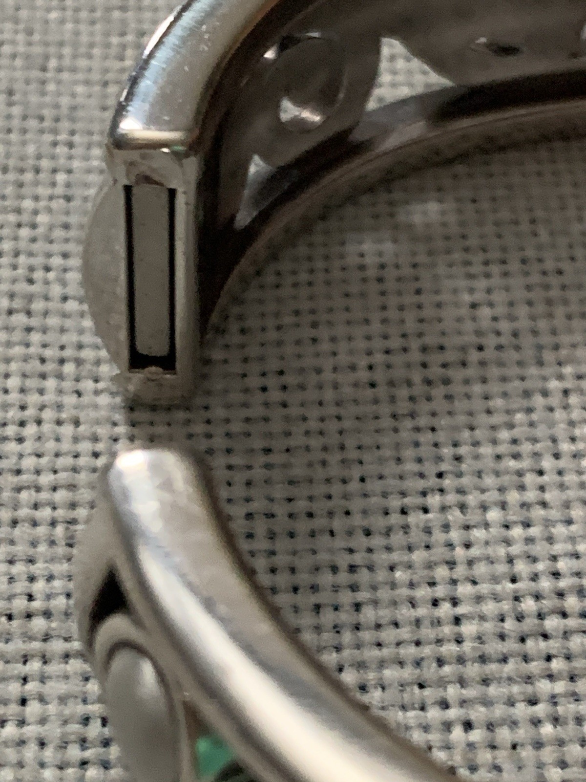 Brighton Spring Hinged Magnetic Close Silver Tone… - image 7