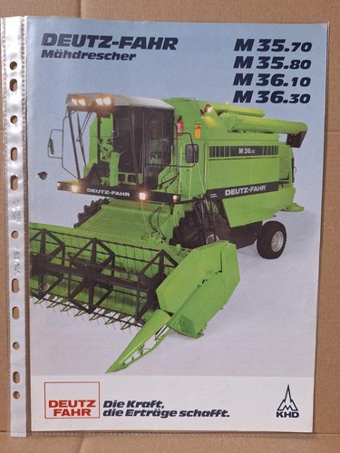 Deutz-Fahr Combine Brochure Tractor Tractor