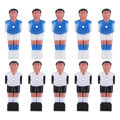  10 Pcs Fußballfiguren Kickertisch Zubehör Desktop-Spiele Tabletop