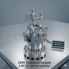 UHV Reaction Vessel 6.00" CF ConFlat Interface Pressure-Safe HIGH VACUUM
