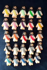 25 Pcs Little Jesus Figures Original Design Jesus Love You Mini Rubber Jesus NEW