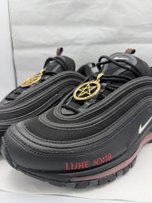 Size 10.5 MSCHF x Lil Nas X Nike Air Max 97 Satan Shoes #186/666
