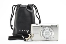 Top MINT w/Case Nikon COOLPIX L26 16.1MP Digital Camera - Silver From JAPAN