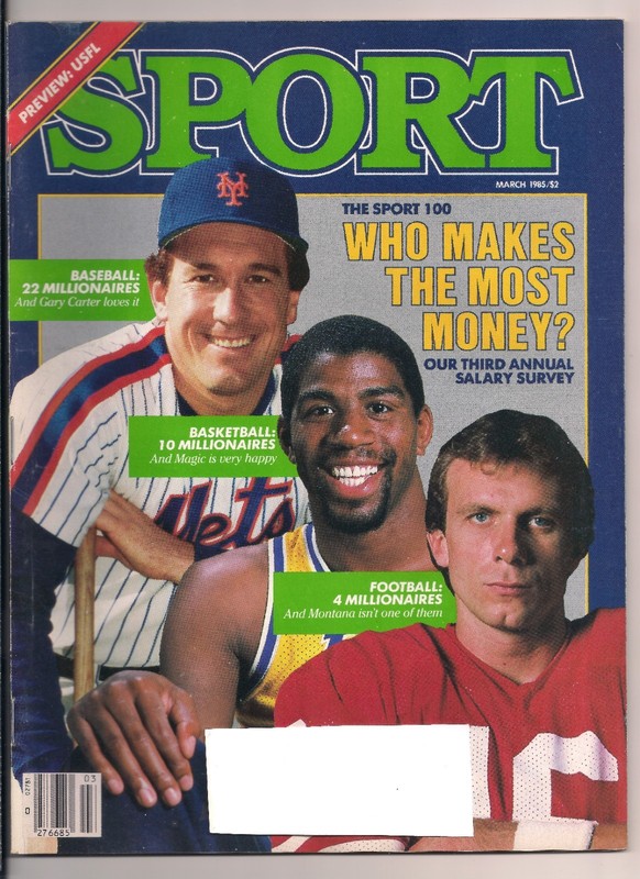 SPORT Magazine Mar 1985 | David Rivers | USFL Preview | M.L. Carr | Frank Kush
