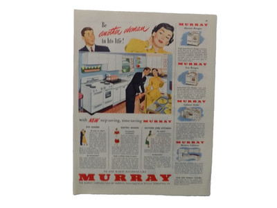 1951 PRINT AD MURRAY KITCHENS BE ANOTHER WOMAN IN HIS LIFE