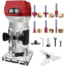 6 Speeds Cordless Routers Brushless Edge Cutter For Milwaukee M18 18V Battery